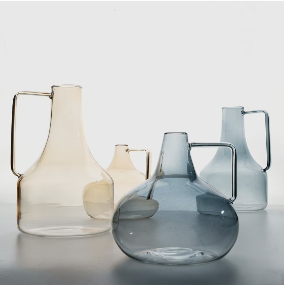 Horn Please MADE ライトリー GLASS フラワーベース バルジ