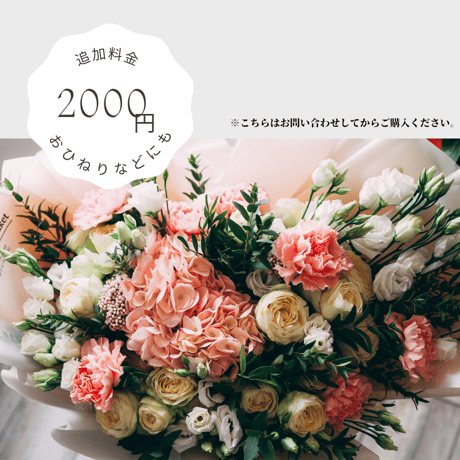 追加料金・おひねり