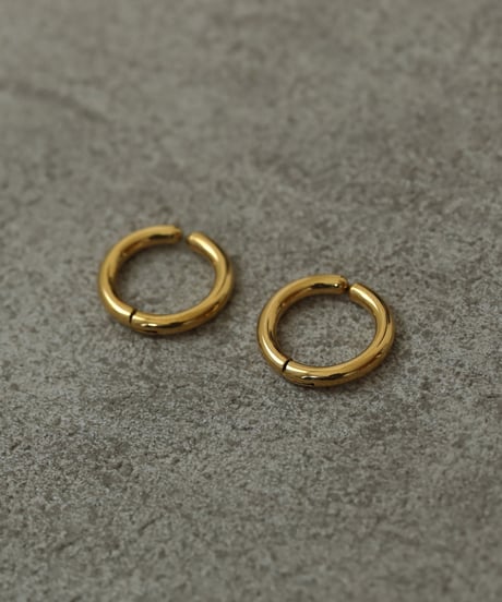 金属アレルギー対応 ２WAYフープイヤーカフ 18mm 両耳用 swy12045ogg