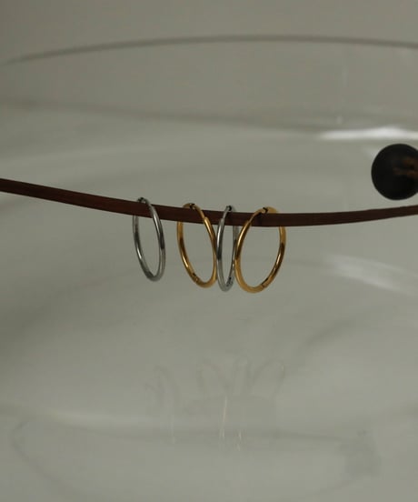 金属アレルギー対応 シンプルフープピアス 20mm サージカルステンレス swp19045ogg