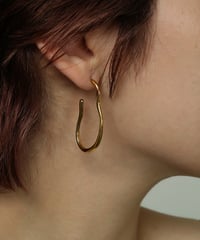 金属アレルギー対応 ニュアンスウェービングピアス サージカルステンレス swp36125ogg