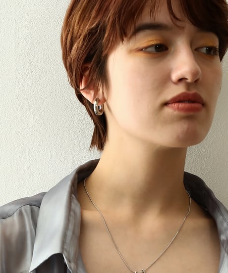 金属アレルギー対応 マットボリュームフープピアス 20ｍｍ サージカルステンレス swp13125ogg