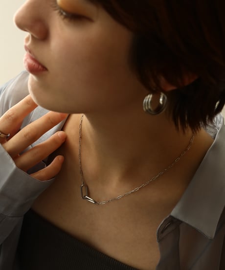 金属アレルギー対応 モチーフアズキチェーンネックレス サージカルステンレス swn08125ogg