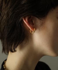 金属アレルギー対応 ２WAYフープイヤーカフ 18mm 両耳用 swy12045ogg