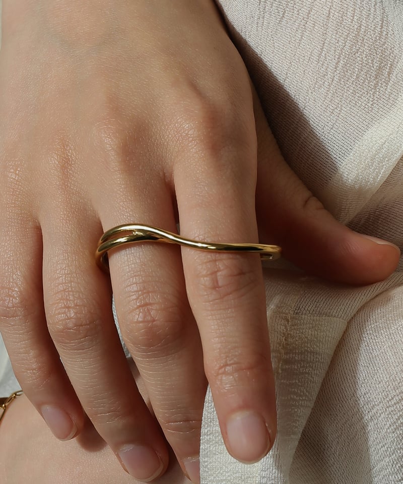 金属アレルギー対応 ニュアンスダブルフィンガーリング サージカル