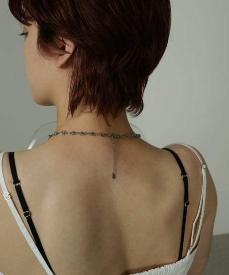 金属アレルギー対応 個性派デザインチェーンネックレス サージカルステンレス swn03065ogg