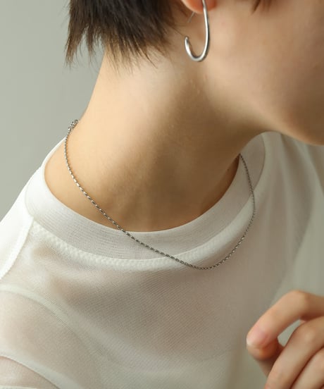 金属アレルギー対応 ミックスチェーンデザインネックレス サージカルステンレス swn09105ogg