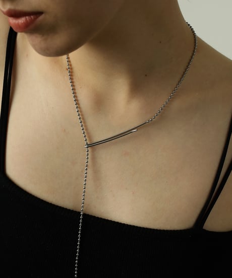 金属アレルギー対応 ボールチェーンYラインネックレス サージカルステンレス swn18085ogg