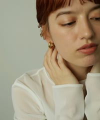 金属アレルギー対応 ボリュームフープピアス 両耳用 サージカルステンレス swp02045ogg