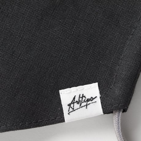 KIDS JAPAN LINEN CHARCOAL  (size 0~2)