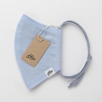 Dungaree IceBlue × Linen  (size 3~6)