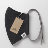 KIDS JAPAN LINEN CHARCOAL  (size 0~2)
