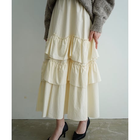tiered frill  skirt