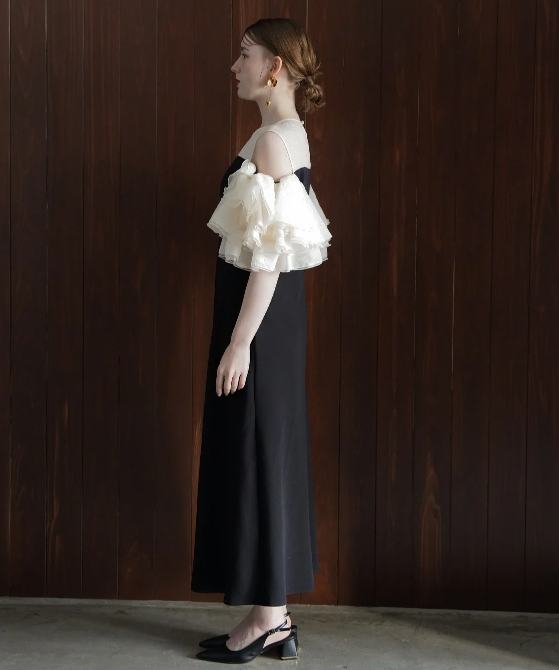 即日発送）Akca organdy frill dress 【公式通販】