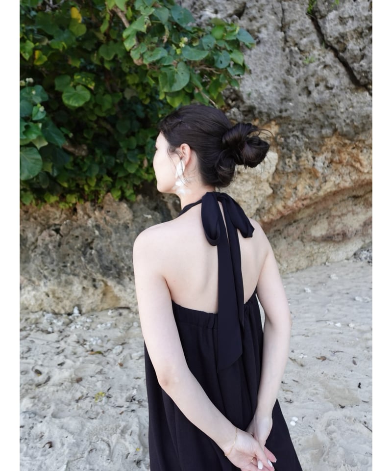 ば*な様 resort back open dress ワンピース　Acka サ resort back open dress – Acka online store