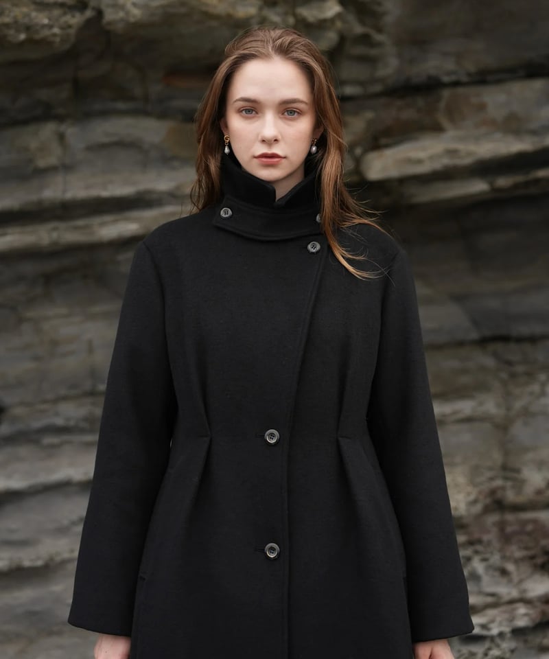 stand collar basic coat | Acka.| エーシーケーエー|公式 stand collar basic coat | Acka.| エーシーケーエー|公式