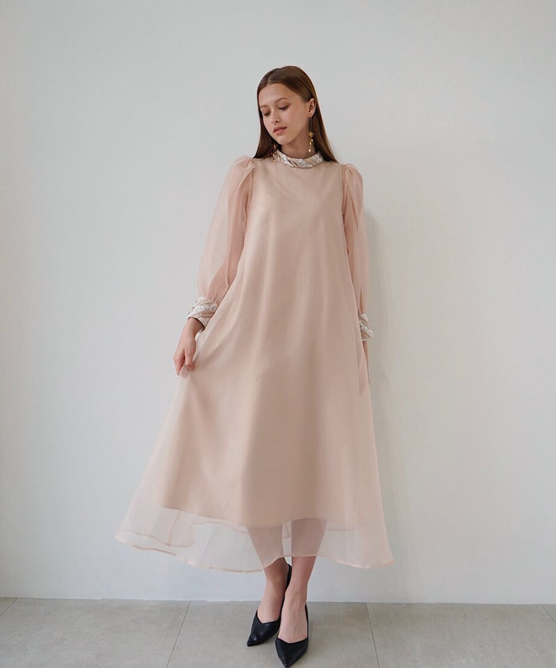 sheer over one-piece（light beige） | 【Acka.】エーシー...