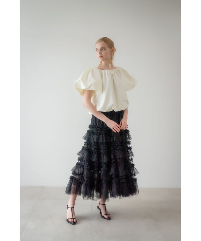 tulle long skirt | Acka.｜ エーシーケーエー｜公式オンラインストア