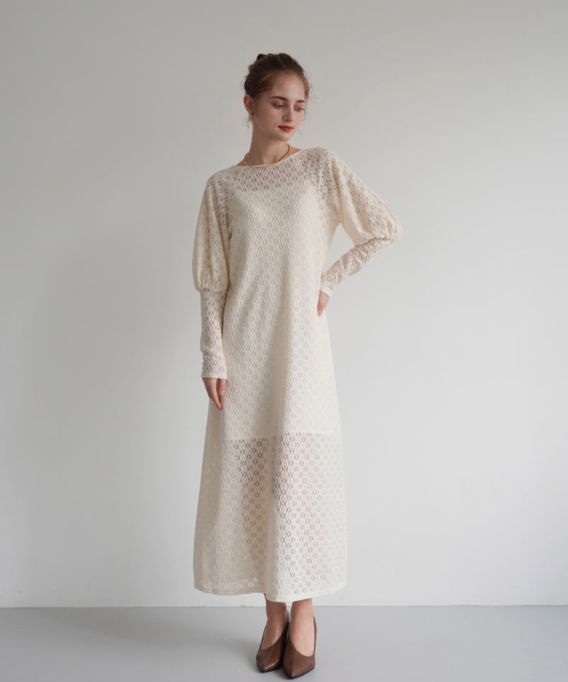 all lace puff one-piece | Acka.| エーシーケーエー|公式 all lace puff one-piece | Acka.| エーシーケーエー|公式