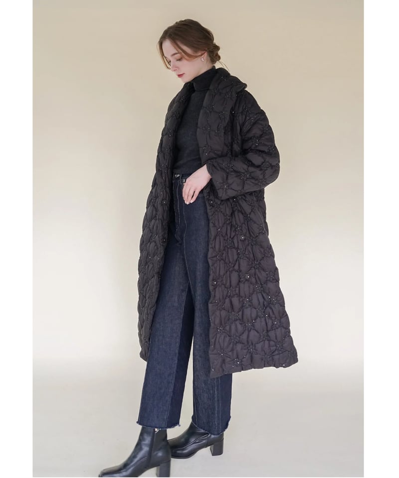 quilting long down coat | Acka.| エーシーケーエー|公式オン quilting long down coat | Acka.| エーシーケーエー|公式オン