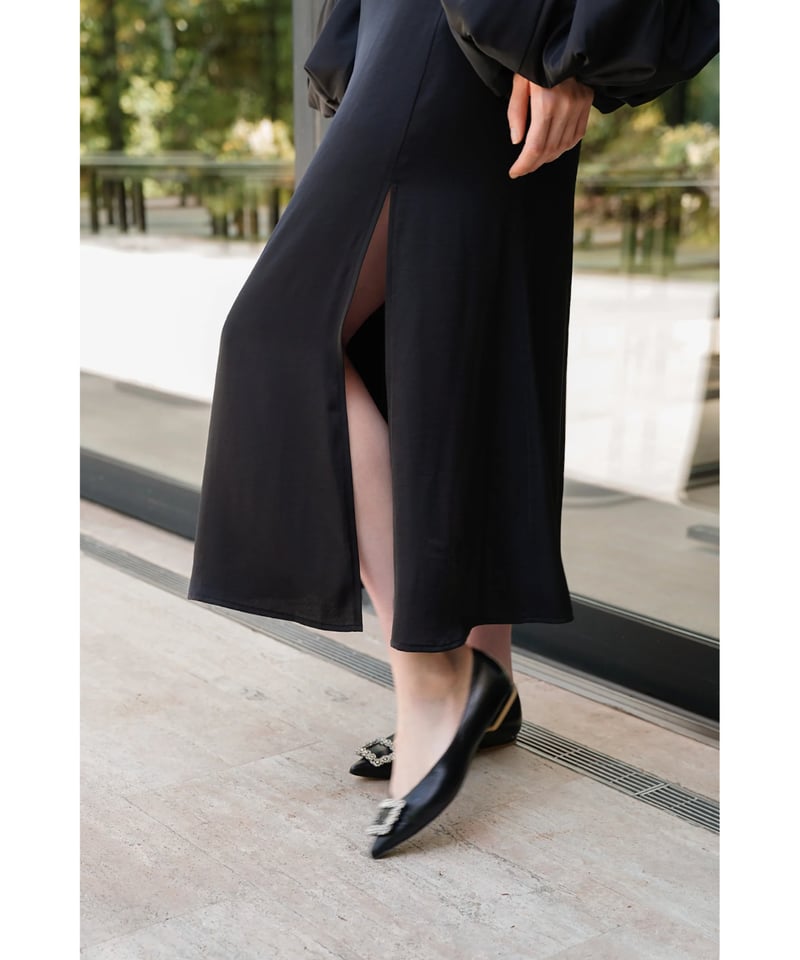 sheer melt sleeve dress | Acka.| エーシーケーエー|公式オン sheer melt sleeve dress | Acka.| エーシーケーエー|公式オン