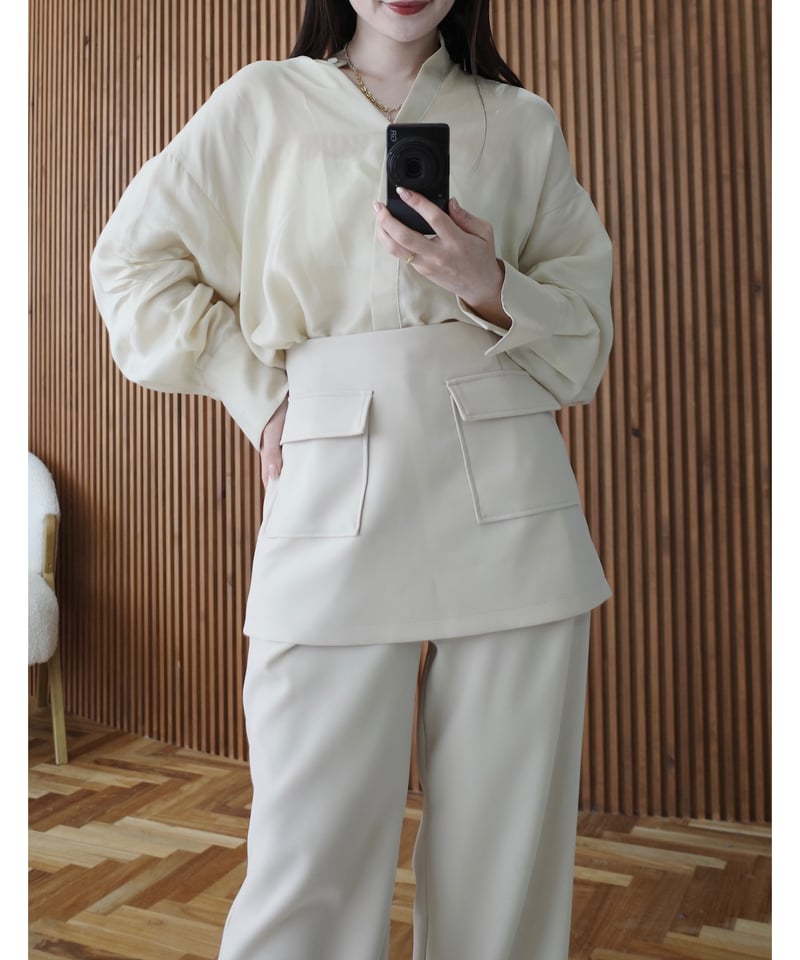 skirt layered pants | Acka.| エーシーケーエー|公式 skirt layered pants | Acka.| エーシーケーエー|公式