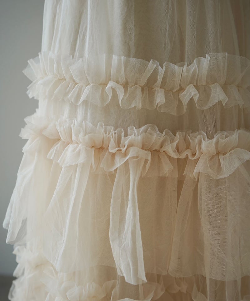 tulle long skirt | Acka.｜ エーシーケーエー｜公式オンラインストア 
