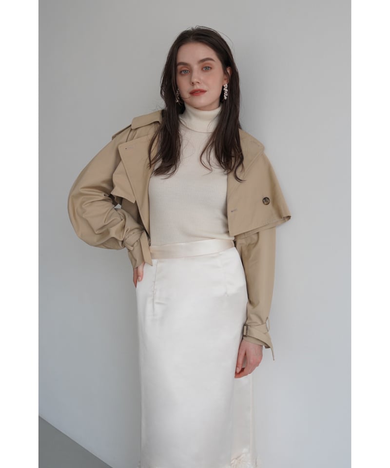 satin flower skirt | Acka.｜ エーシーケーエー｜公式オンラインストア