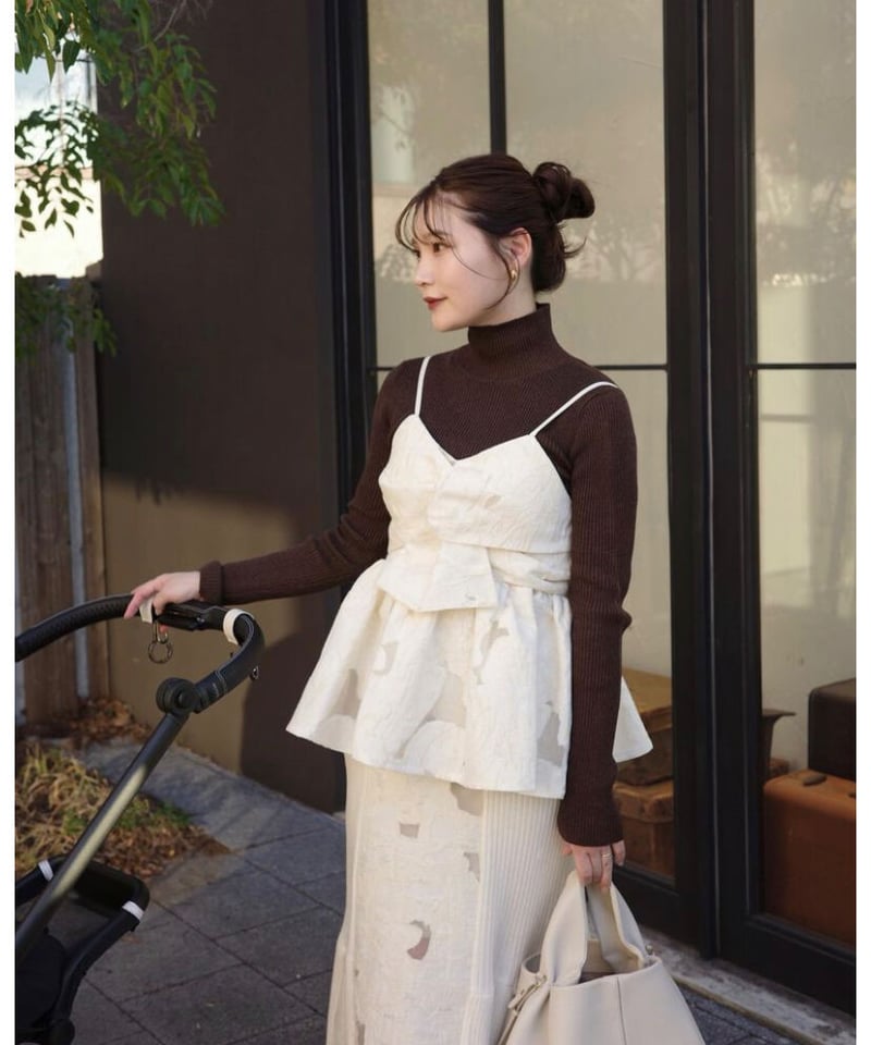 スカート Acka jacquard knit skirt acka jacquard knit skirt