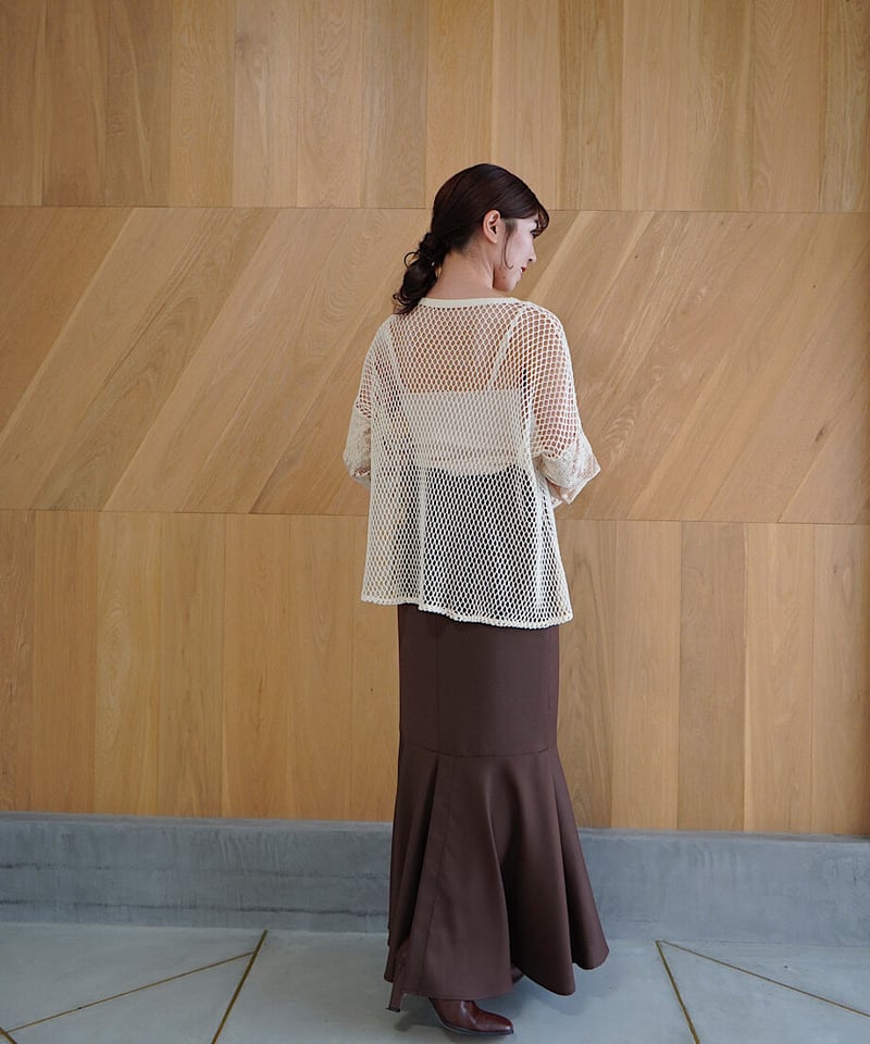 flare sleeve ami tops acka