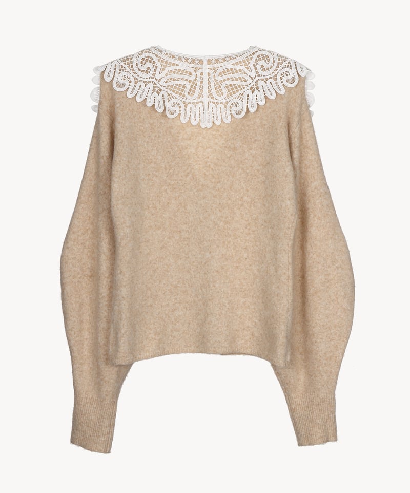 lace collar knit cardigan | Acka.| エーシーケーエー|公式オ lace collar knit cardigan | Acka.| エーシーケーエー|公式オ