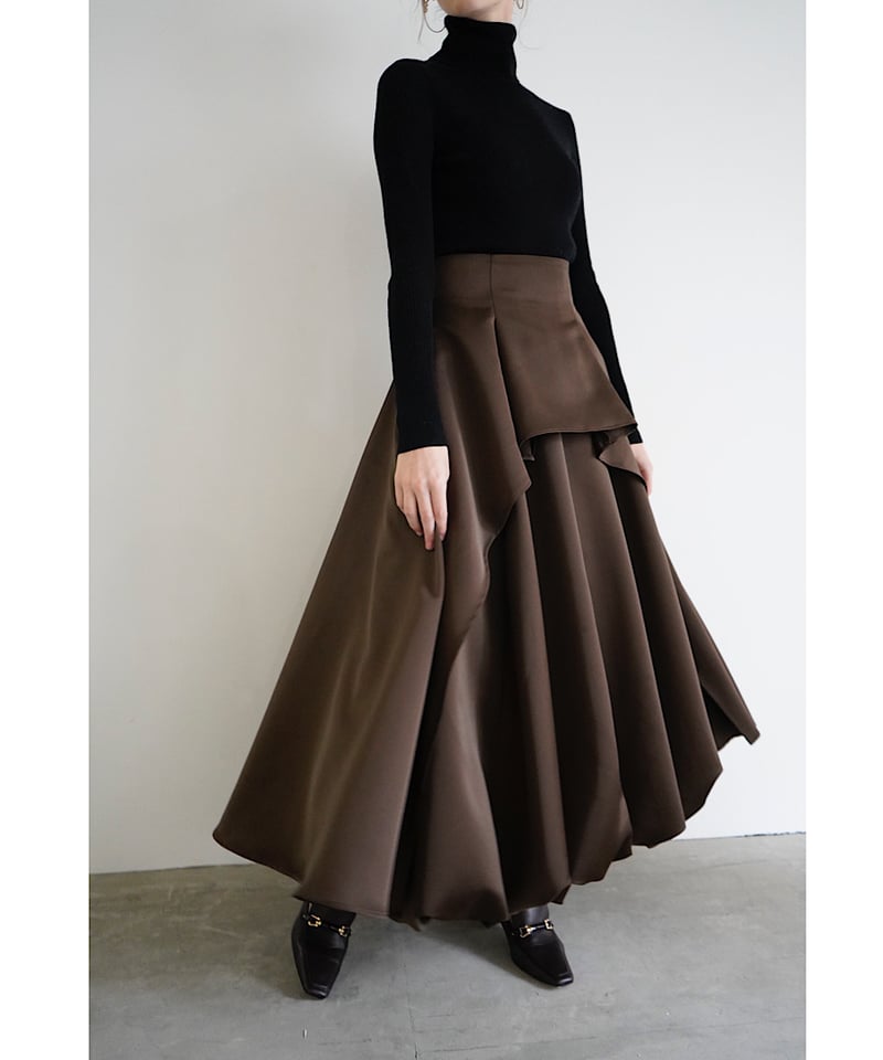 balloon satin skirt | Acka.｜ エーシーケーエー｜公式オンラインストア