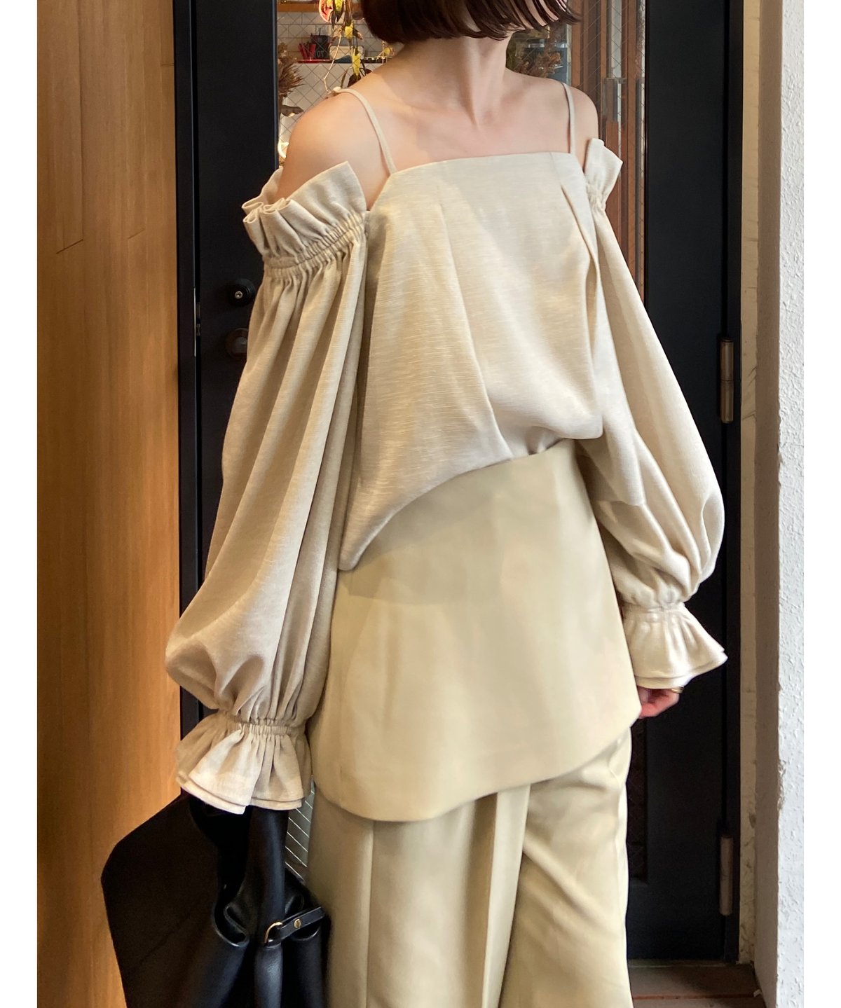 puffy cami blouse | Acka.｜ エーシーケーエー｜公式オンラインストア