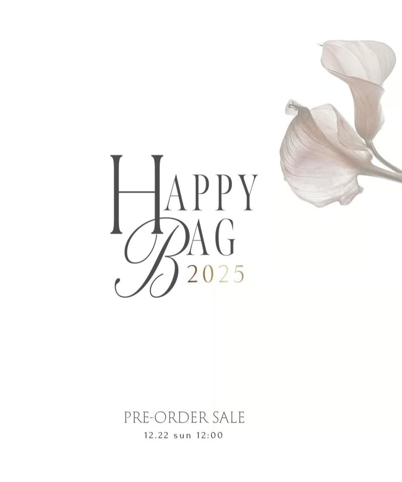 2025 happy bag | Acka.｜ エーシーケーエー｜公式オンラインストア 