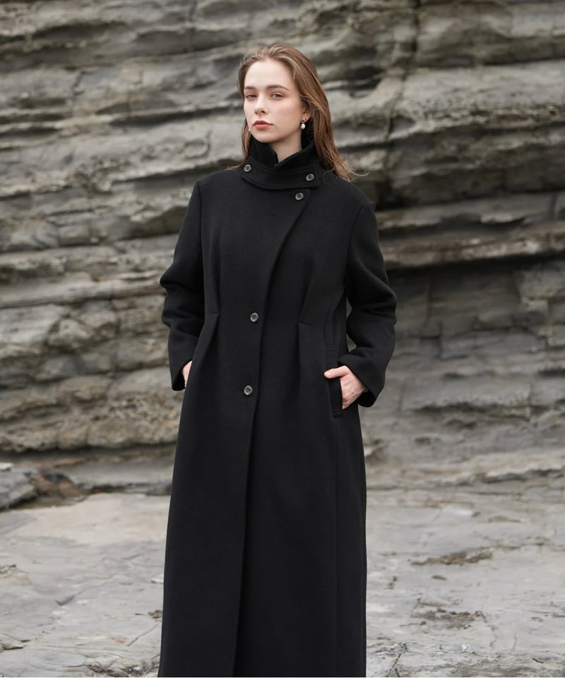 stand collar basic coat | Acka.| エーシーケーエー|公式 stand collar basic coat | Acka.| エーシーケーエー|公式