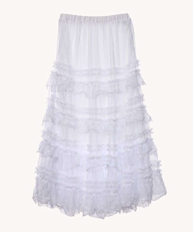 tulle long skirt | Acka.| エーシーケーエー|公式オンライン tulle long skirt | Acka.| エーシーケーエー|公式オンライン