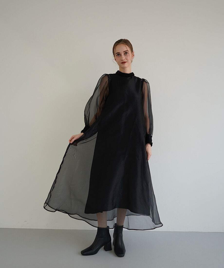 sheer over one-piece(black) | 【Acka.】エーシーケーエー|公...