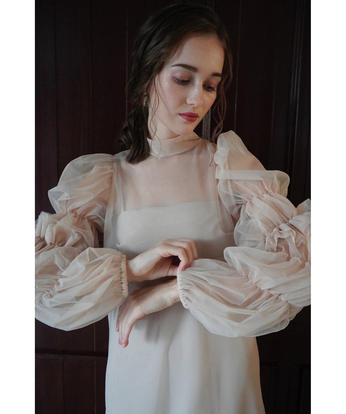 tulle sheer one-piece | Acka.｜ エーシーケーエー｜公式オンラインストア