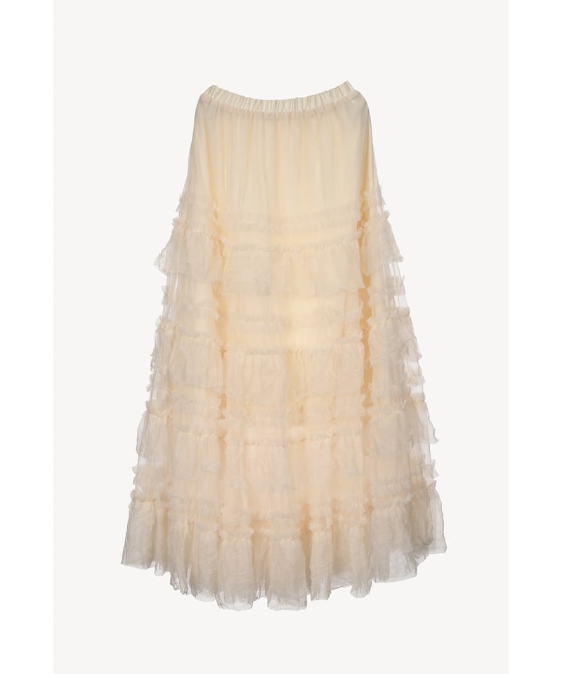 tulle long skirt | Acka.| エーシーケーエー|公式オンライン tulle long skirt | Acka.| エーシーケーエー|公式オンライン