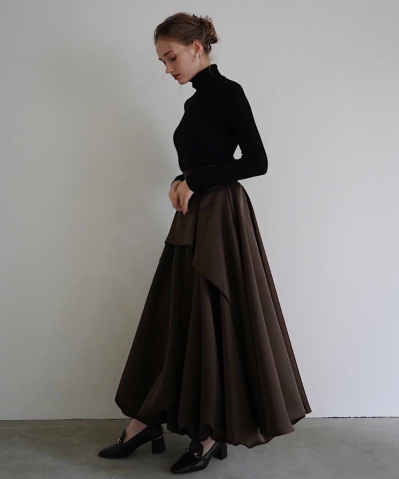 balloon satin skirt | Acka.| エーシーケーエー|公式 balloon satin skirt | Acka.| エーシーケーエー|公式