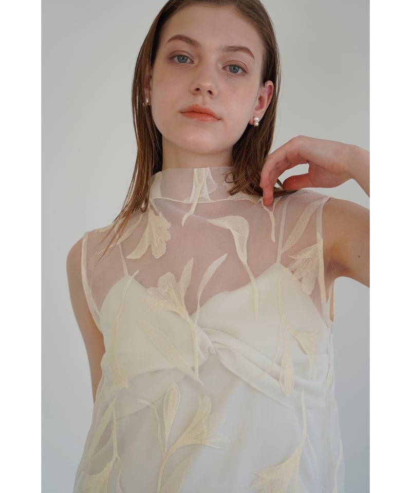 sheer flower one-piece | Acka.｜ エーシーケーエー｜公式オンライ 