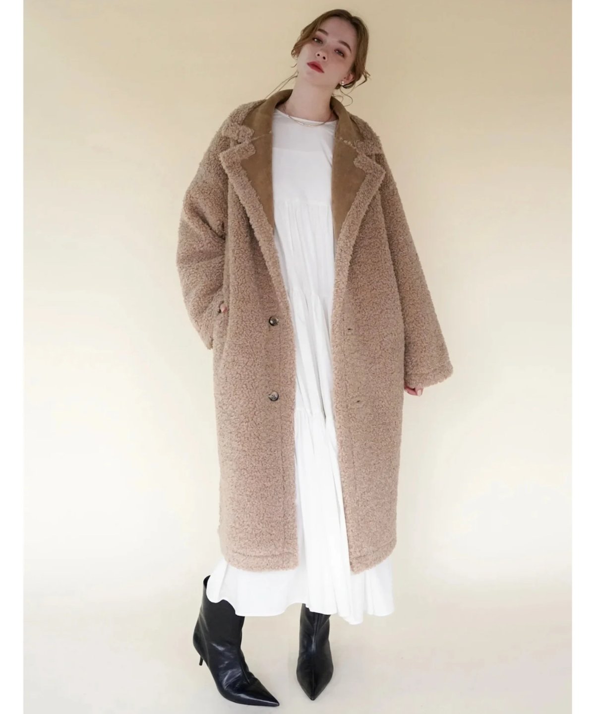 reversible boa coat | Acka.｜ エーシーケーエー｜公式オンラインストア 