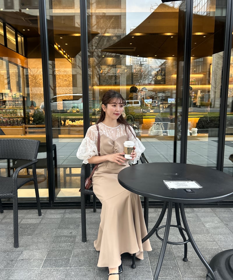 sheer puff dress | Acka.| エーシーケーエー|公式オンライン sheer puff dress | Acka.| エーシーケーエー|公式オンライン