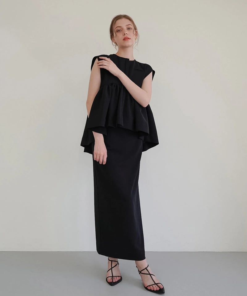 georgette pencil skirt | Acka.｜ エーシーケーエー｜公式オンライ