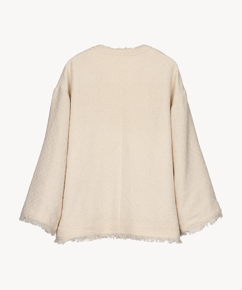 acka fringe loose jacket