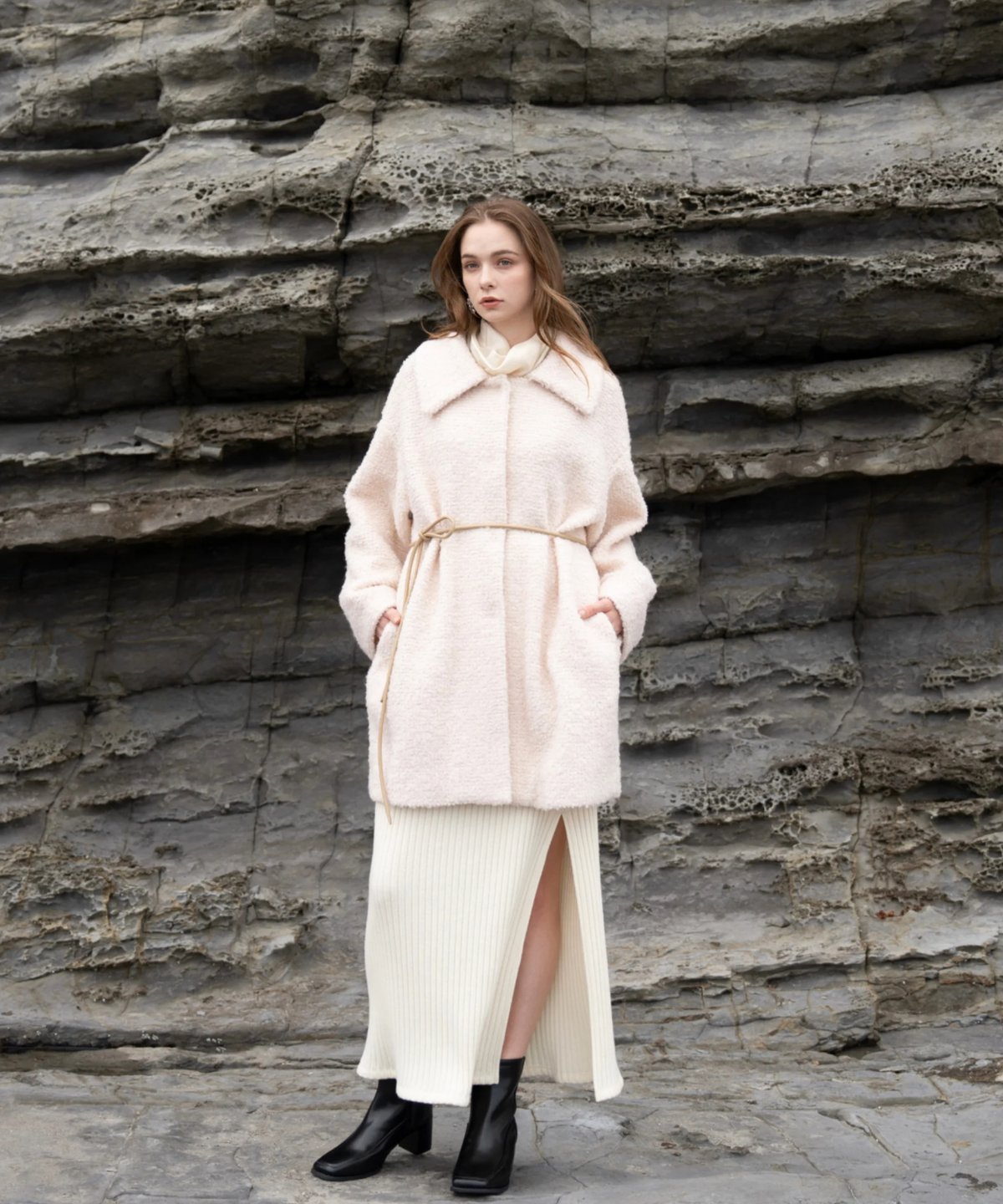 rope belt boa coat | Acka.| エーシーケーエー|公式 rope belt boa coat | Acka.| エーシーケーエー|公式