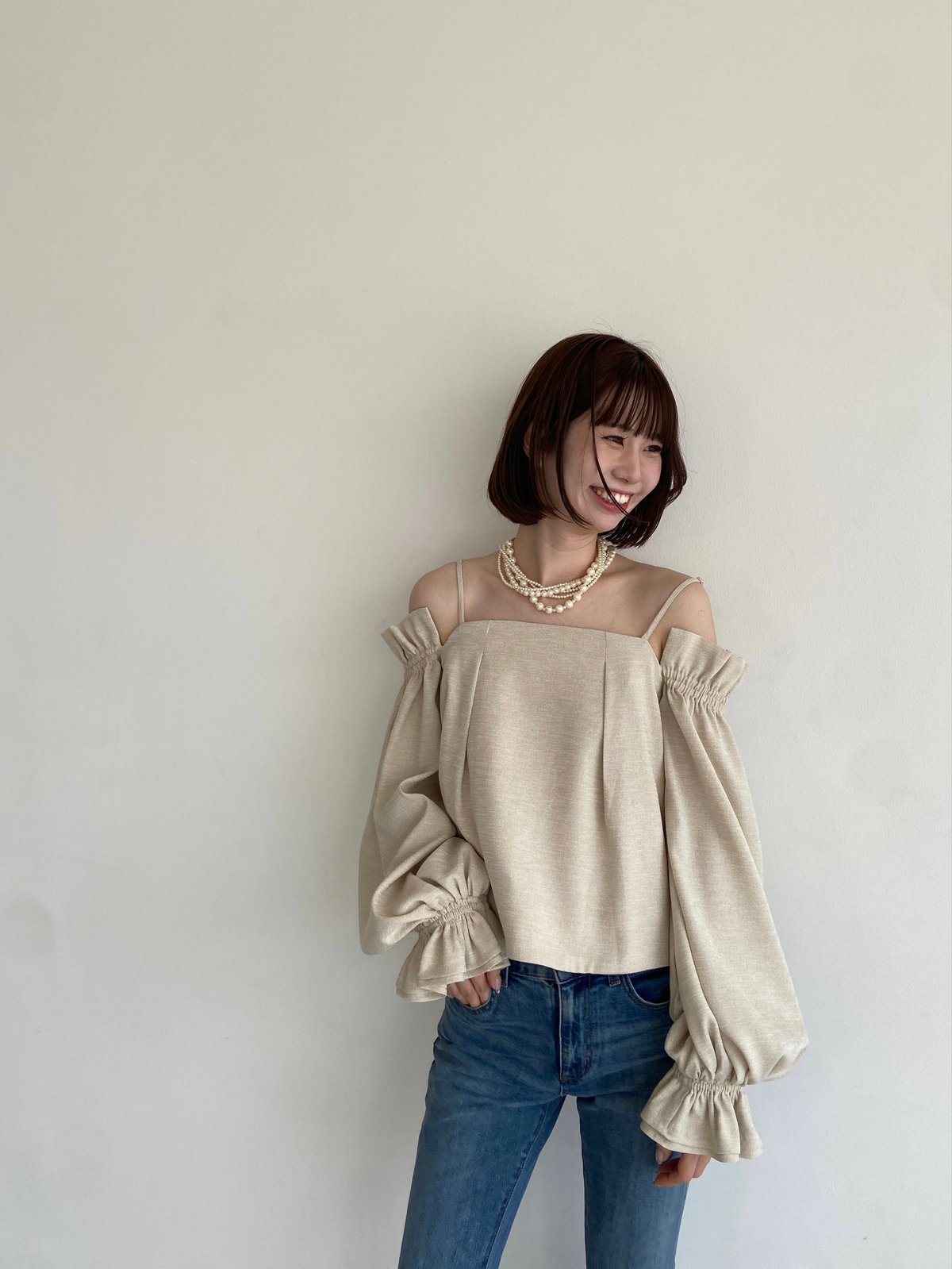 puffy cami blouse | Acka.| エーシーケーエー|公式オンライン puffy cami blouse | Acka.| エーシーケーエー|公式オンライン