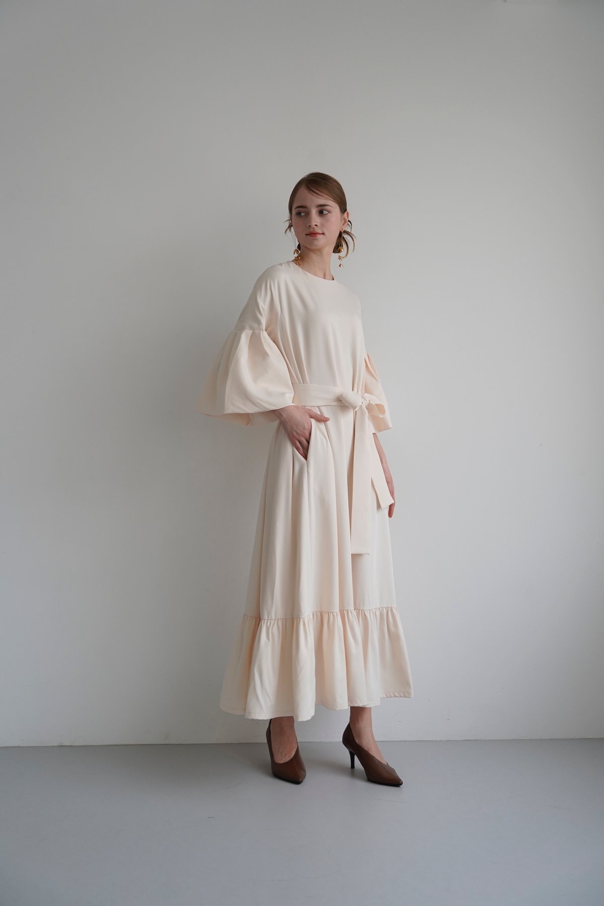 balloon sleeve one-piece | Acka.｜ エーシーケーエー｜公式オン