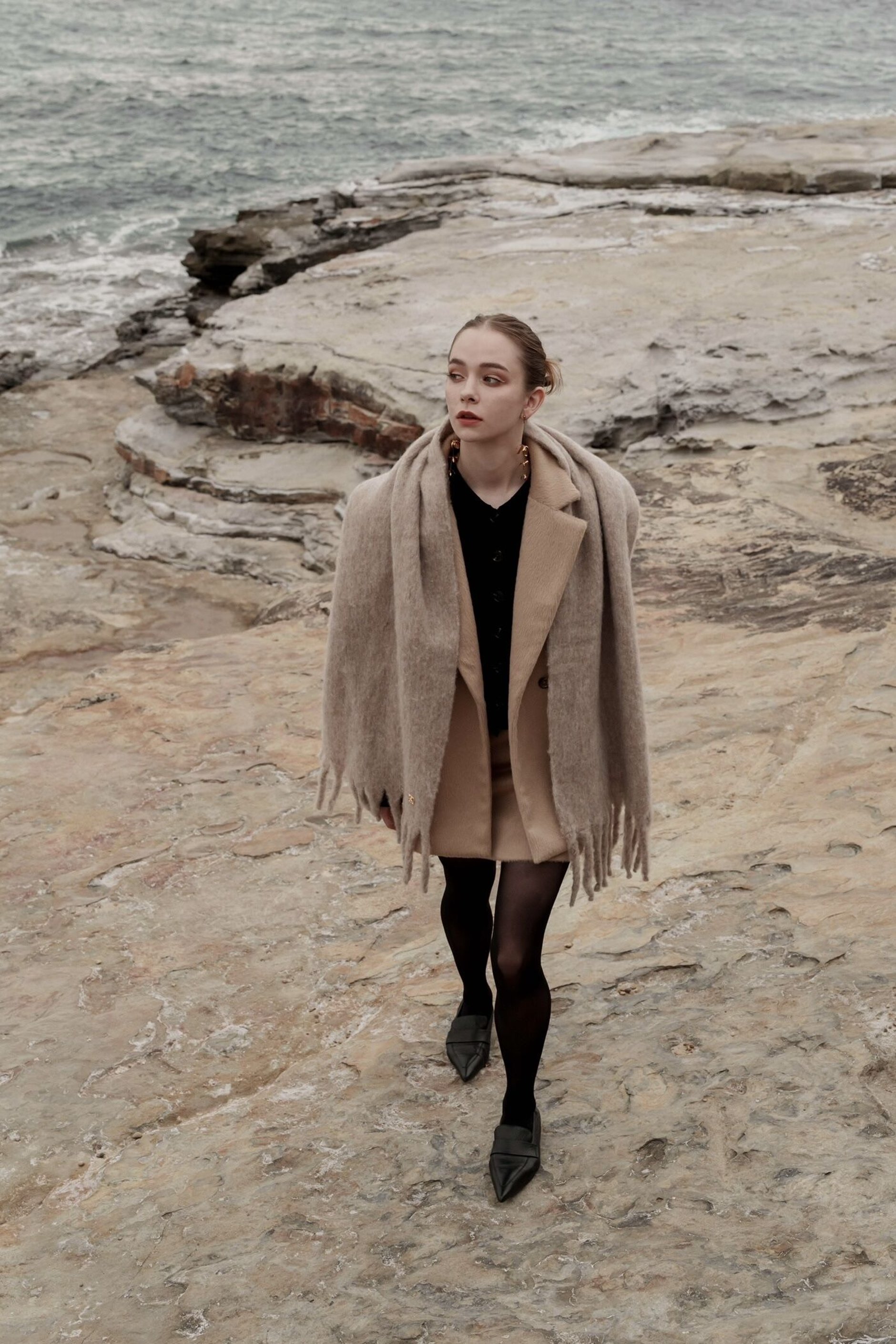 試着のみ♡acka エーシーケー♡soft feel cardigan Acka soft feel