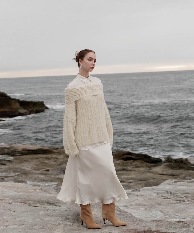 off shoulder knit | Acka.｜ エーシーケーエー｜公式オンラインストア